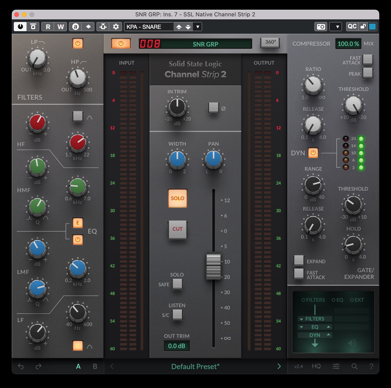 SSL Native Channel Strip Presets: Heavy Drums - Image 2