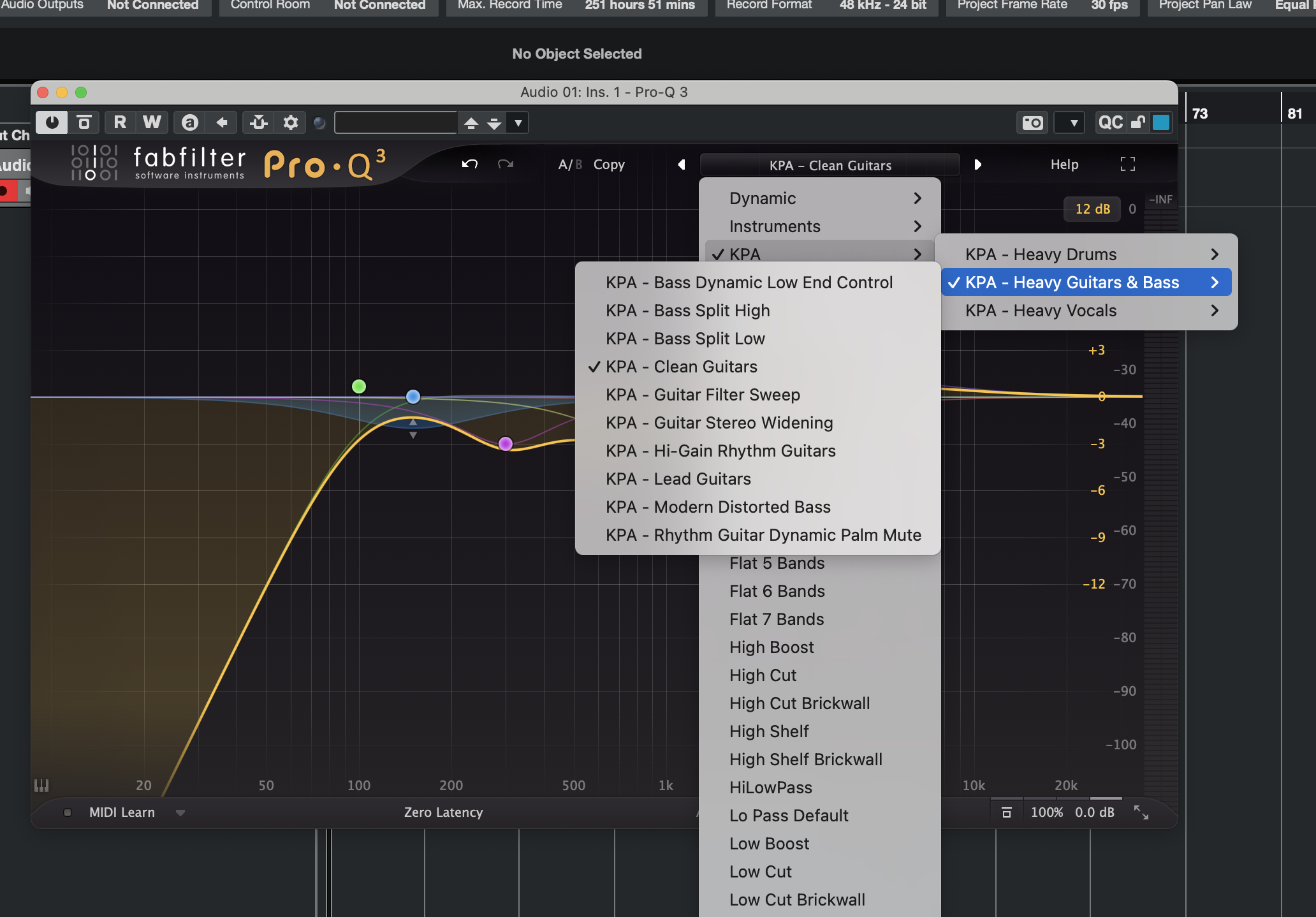 FabFilter Pro-Q Preset Pack: Heavy Guitars and Bass - Image 2